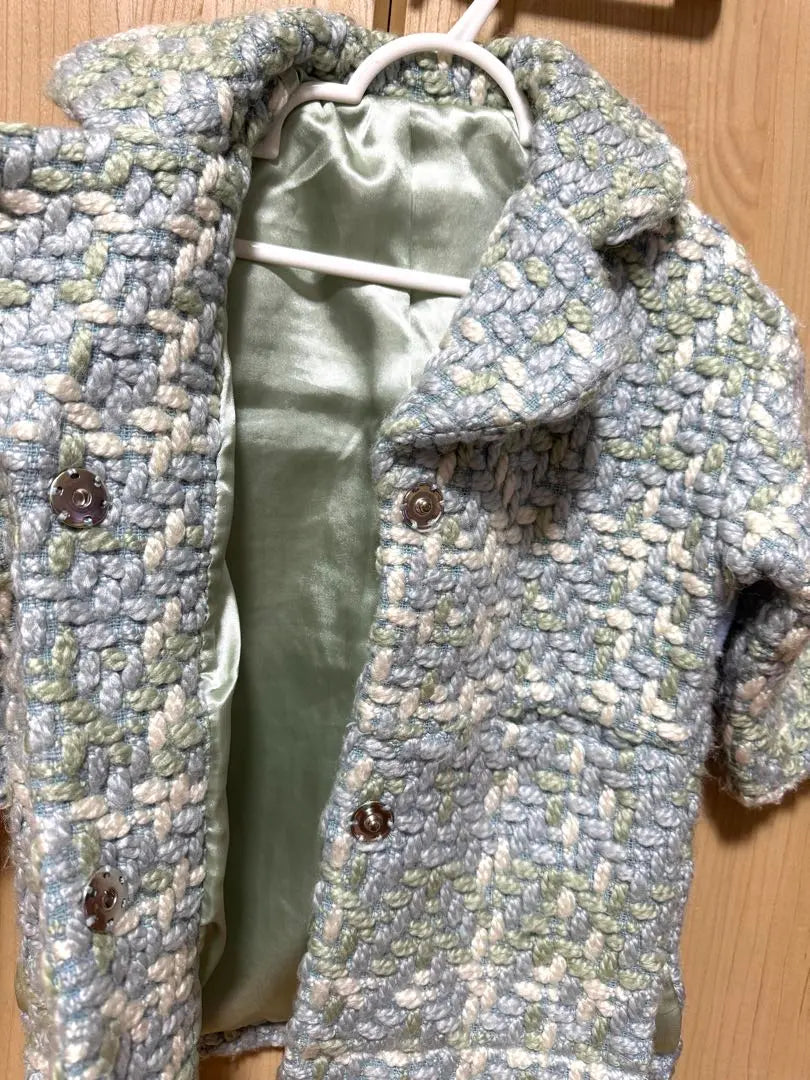 Aprere Cool Big Tailor Coat Kids Tweed Girls Lana