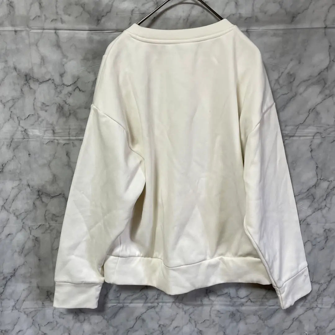 New Balance ♡ Long-sleeved sweatshirt tops White fleece lining old clothes