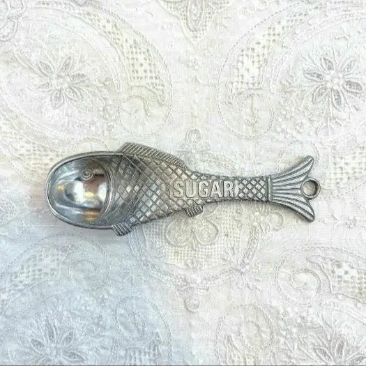 New ⭐️Dalton Fish Major Spoon Set of 5 Antique