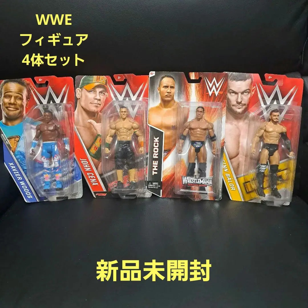 Conjunto de 4 figuras de la WWE