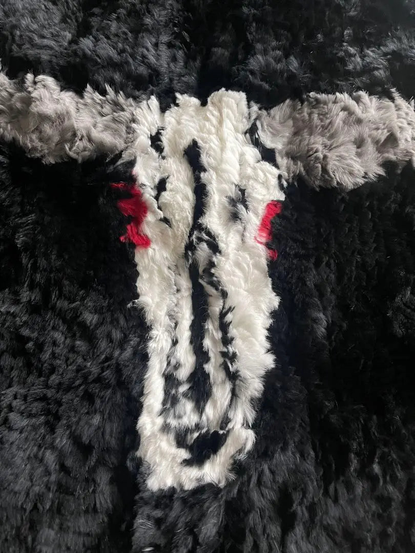 Isamu Katayama Backlash Rabbit Fur Knit Jacket "Long Horn"