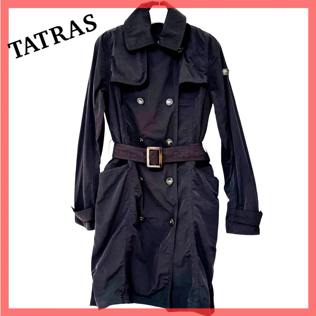 TATRAS trench coat with down liner, 3way black