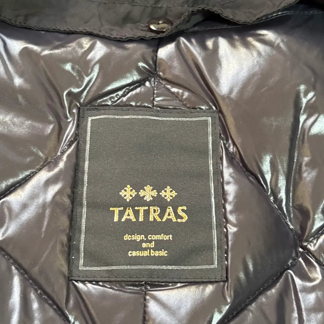 TATRAS trench coat with down liner, 3way black