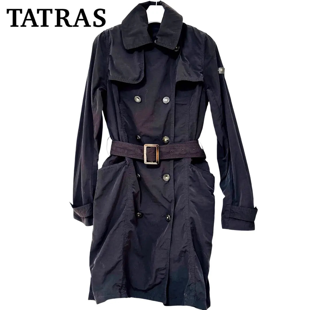 TATRAS trench coat with down liner, 3way black