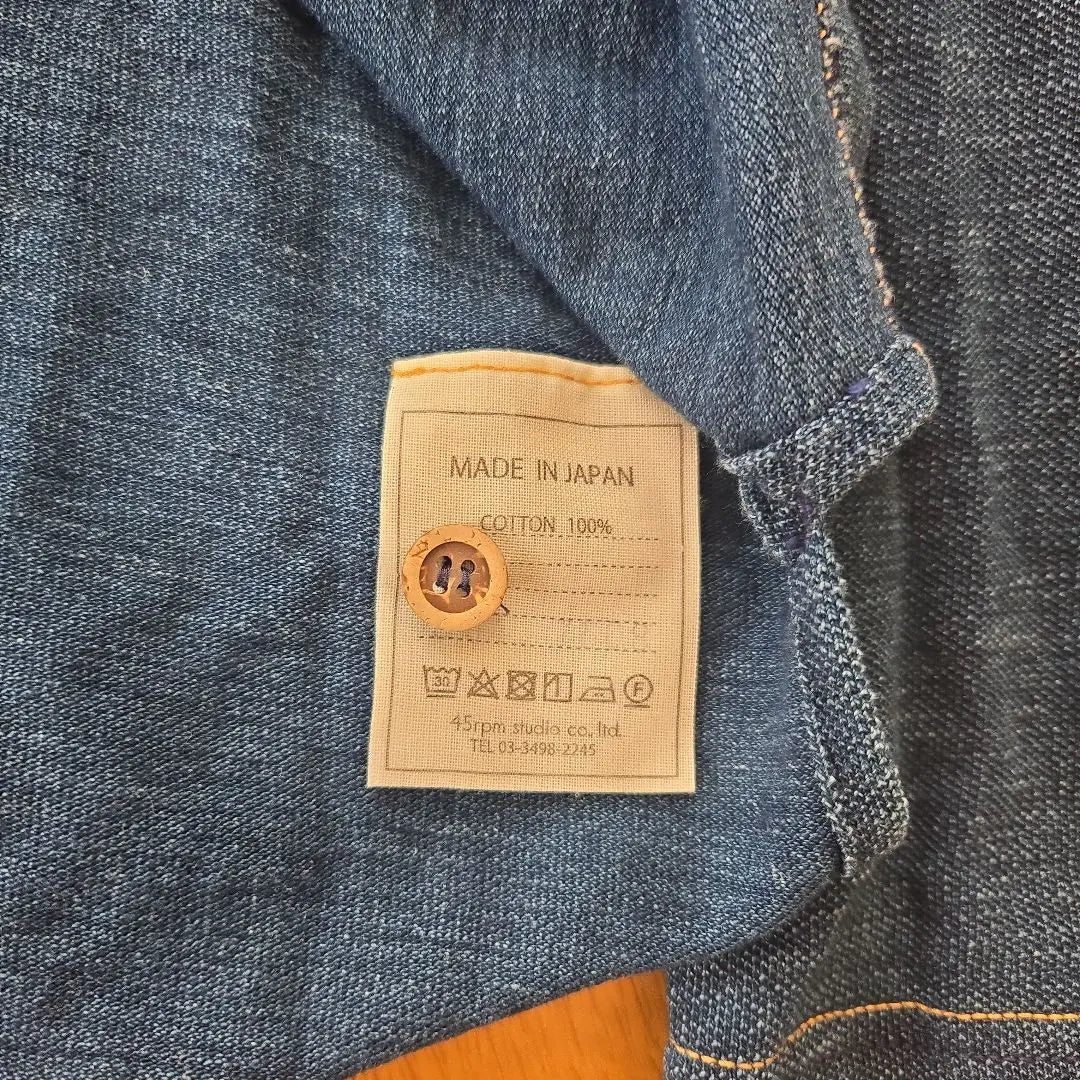 Polo estilo denim 45R | 45R デニム風 ポロシャツ