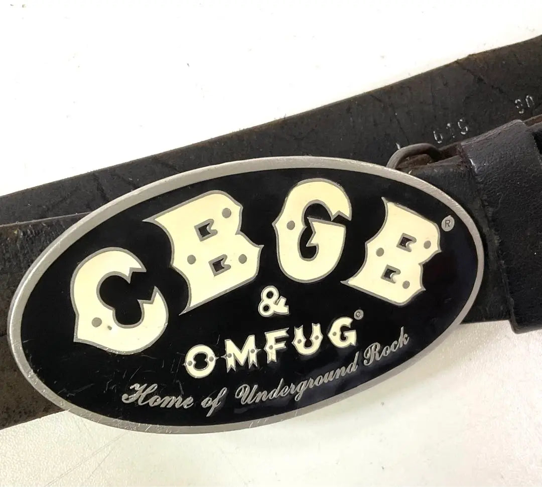 New York CBGB & OMFUG ORIGINAL Belt Buckle