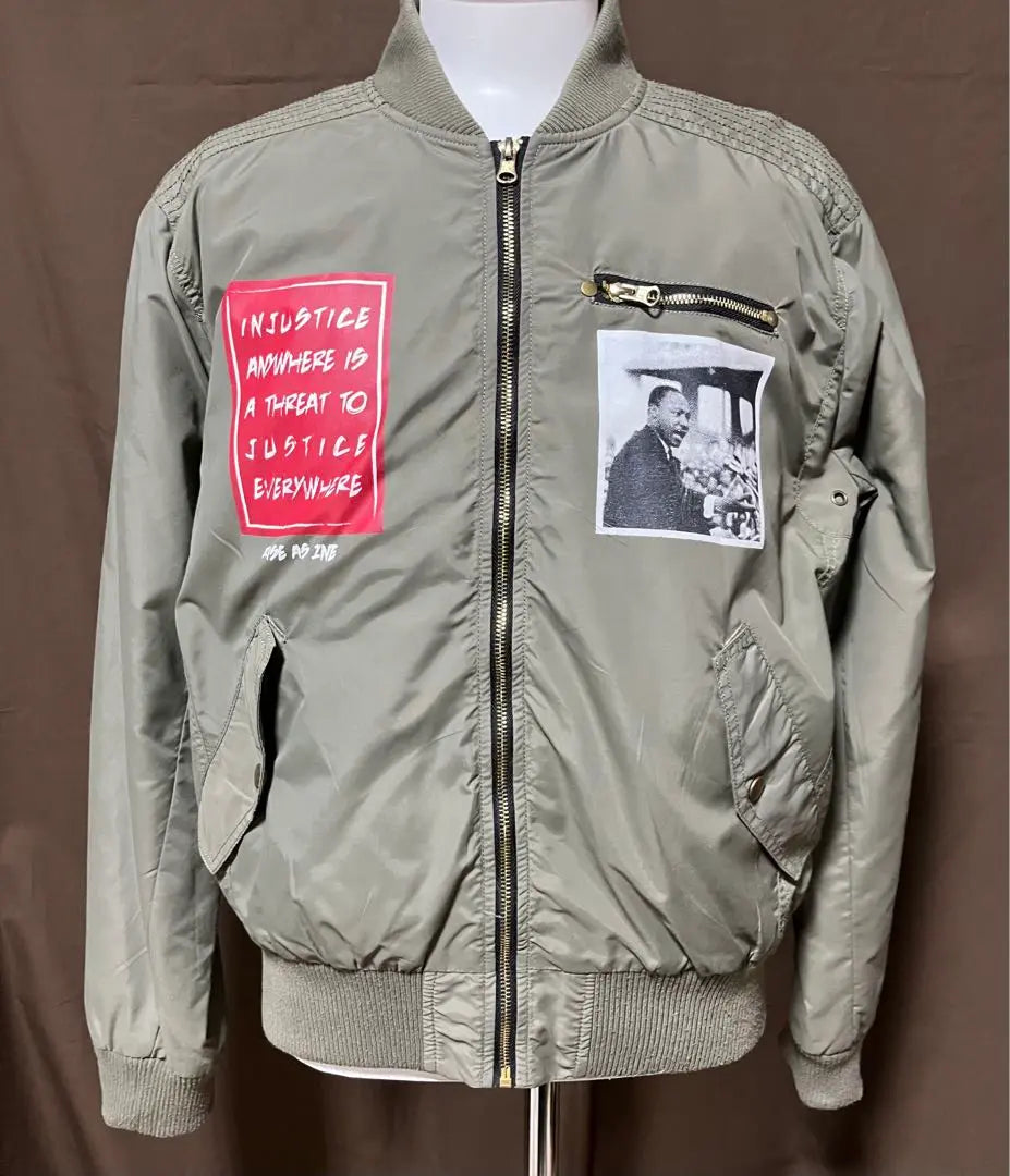 rise as 1ne rise as one MA-1 blouson jacket