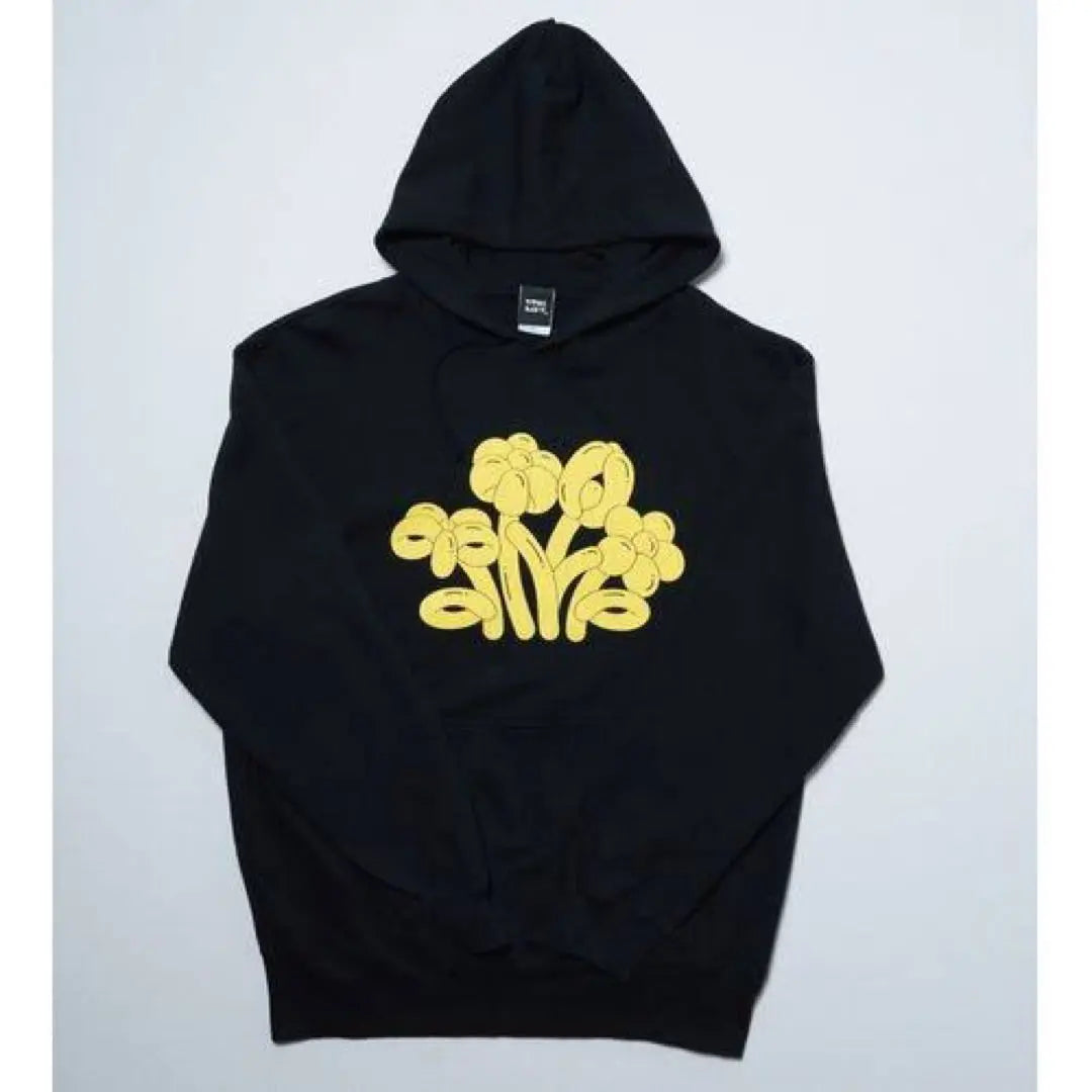 Macaroni Pencil Flower Balloons and Balloons Hoodie Black