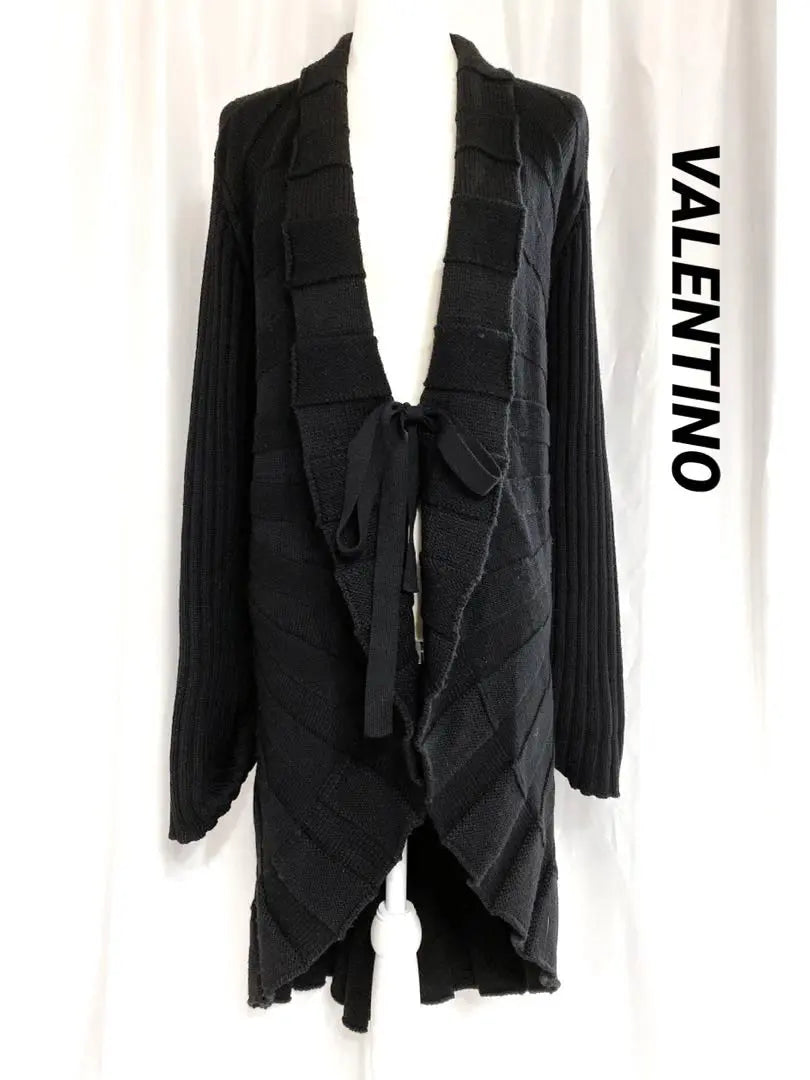 VALENTINO Roman Knit Long Cardigan Outerwear