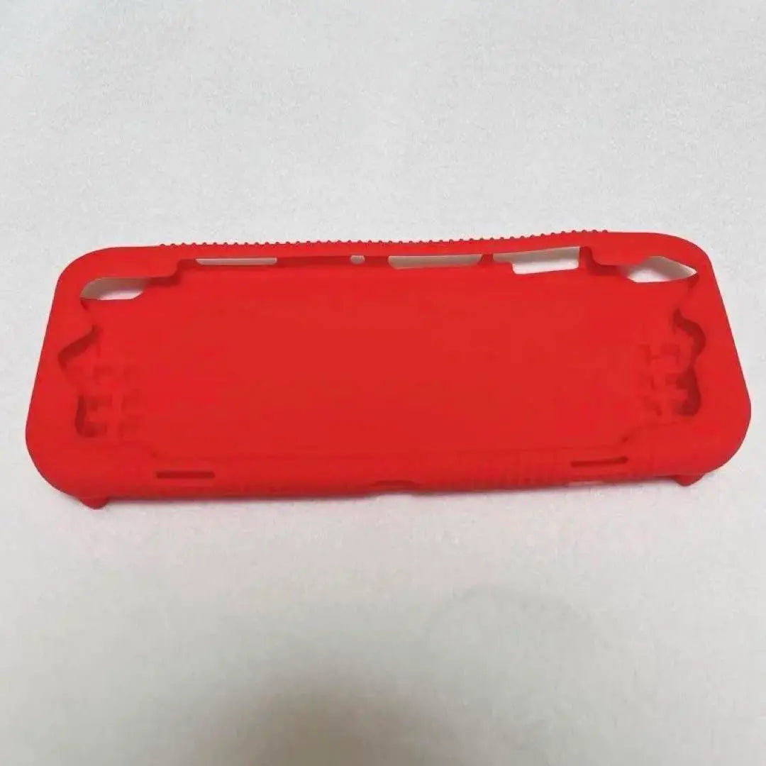 Silicon case Nintendo Switch compatible OLED model film cover red red | シリコンケース 任天堂スイッチ対応 OLEDモデル フィルム カバー 赤 レッド