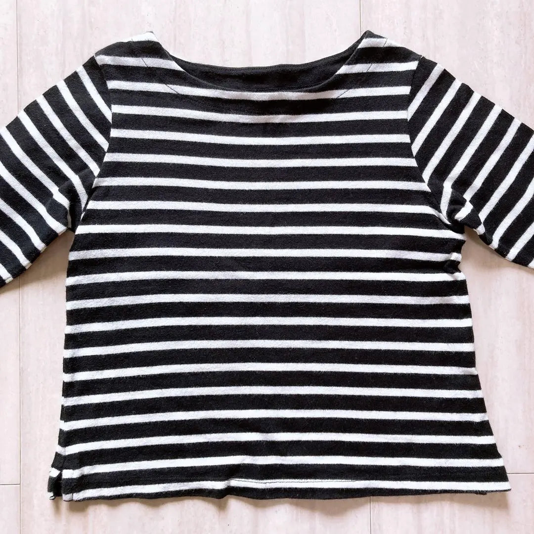 Uniqlo Tops Border Black 120