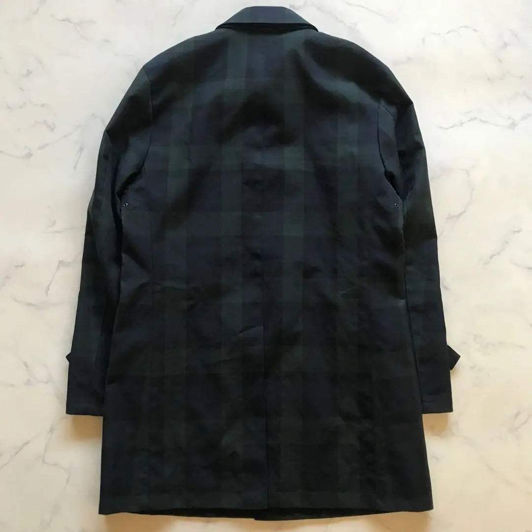 Unused grade/Equivalent to XL ● Burberry Black Label Coat All-over Pattern Cowhide Green