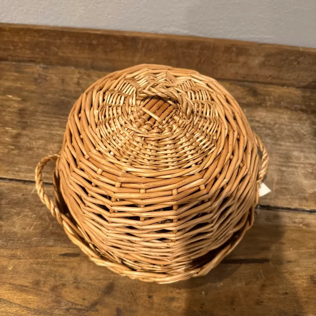 [Unused] Posh Living Room Rattan Case with Lid Set of 2