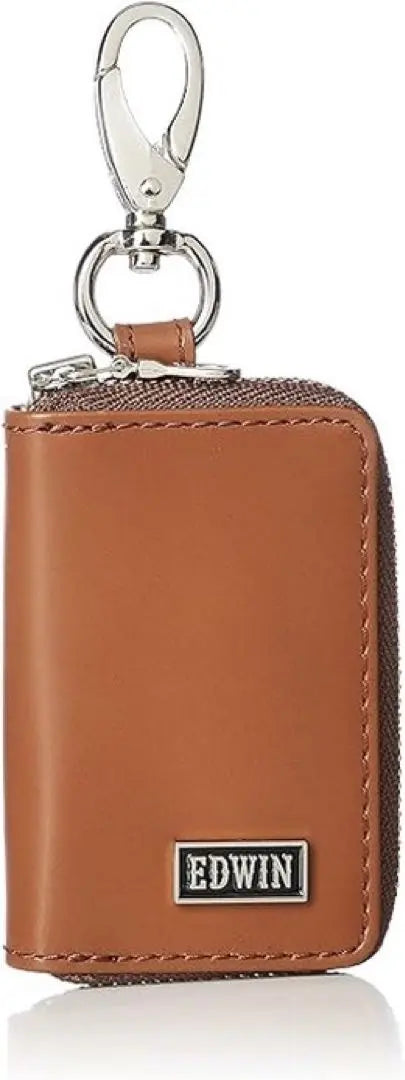 [Edwin] Key Case 5-piece set, leather compact, triple brown