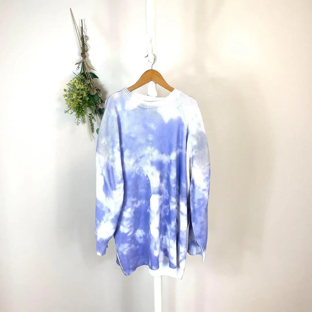 T0652 Ginasis Beautiful condition Knit Oversized Tie-dye pattern Street