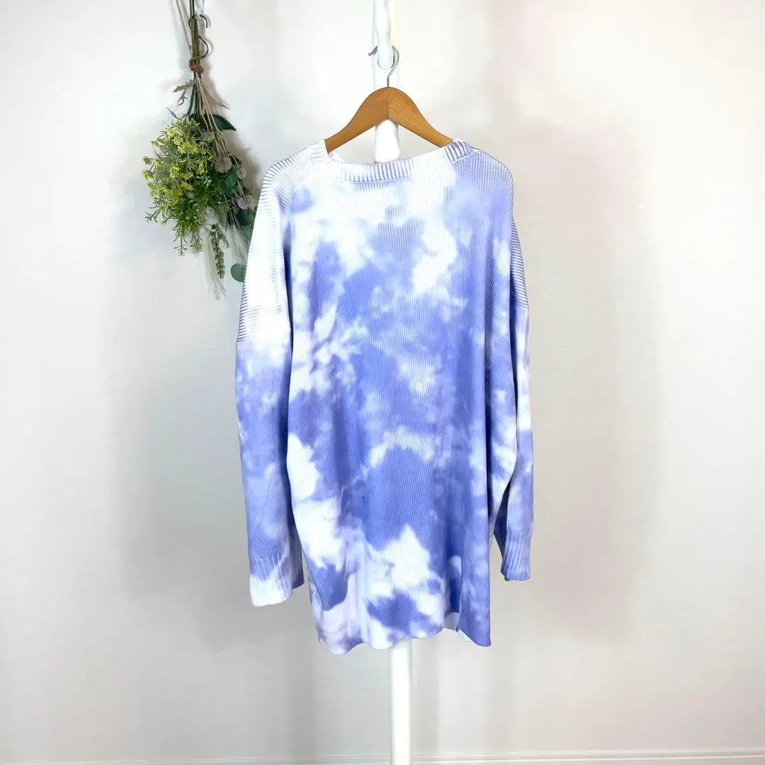 T0652 Ginasis Beautiful condition Knit Oversized Tie-dye pattern Street