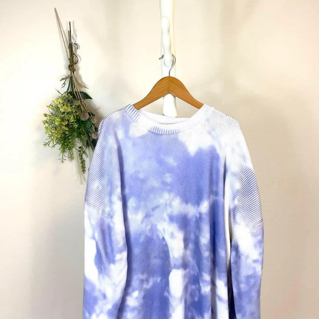 T0652 Ginasis Beautiful condition Knit Oversized Tie-dye pattern Street