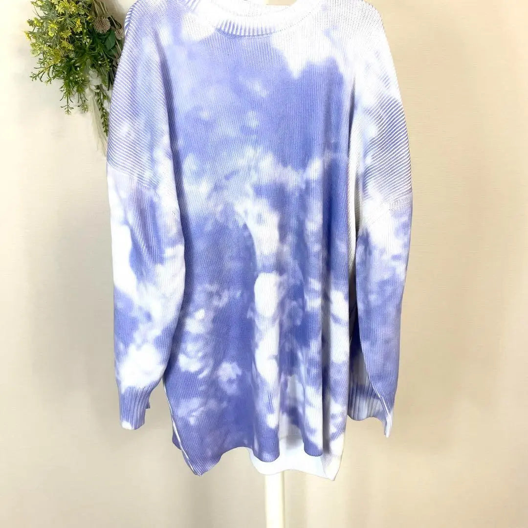 T0652 Ginasis Beautiful condition Knit Oversized Tie-dye pattern Street