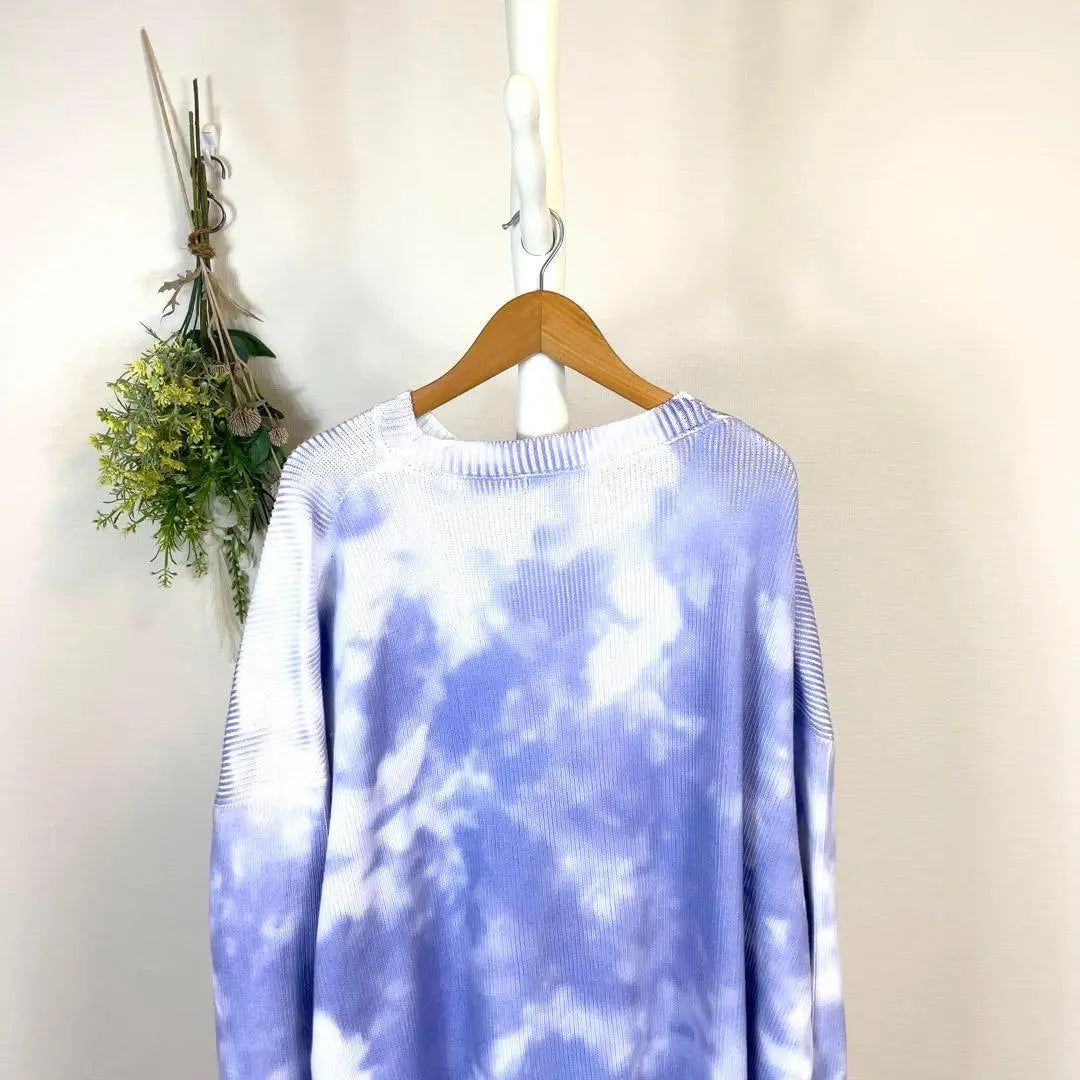 T0652 Ginasis Beautiful condition Knit Oversized Tie-dye pattern Street