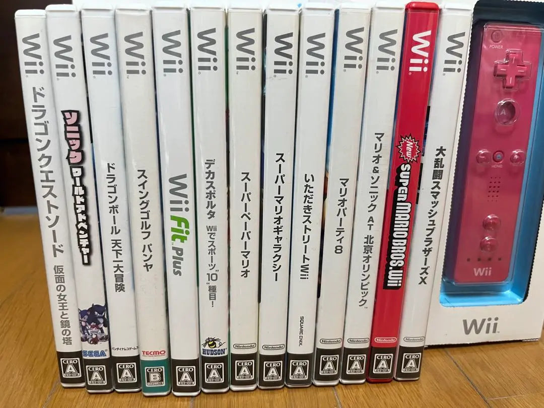 Cuerpo Wii, software 14, tablero Wii de equilibrio, controlador clásico, etc. | wii本体、ソフト14本、バランスWiiボード、クラッシックコントローラー等