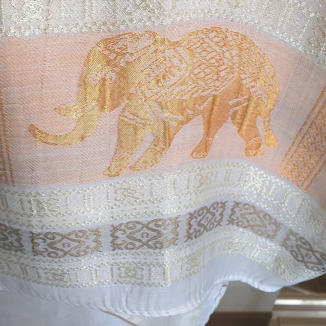 Thai Silk Stole Elephant