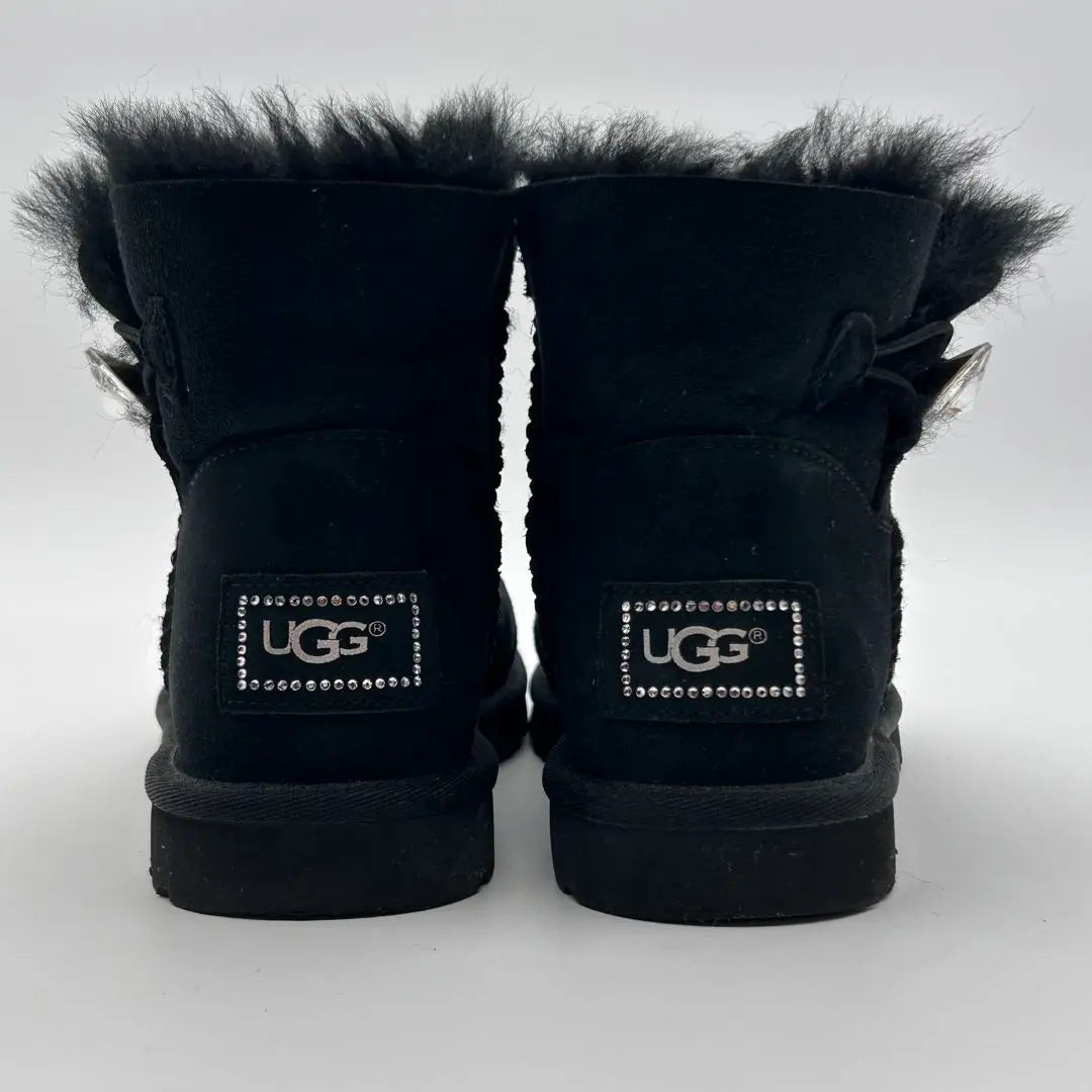 Botas UGG Agg Mouton 23 cm Bailey Button Swallow negras