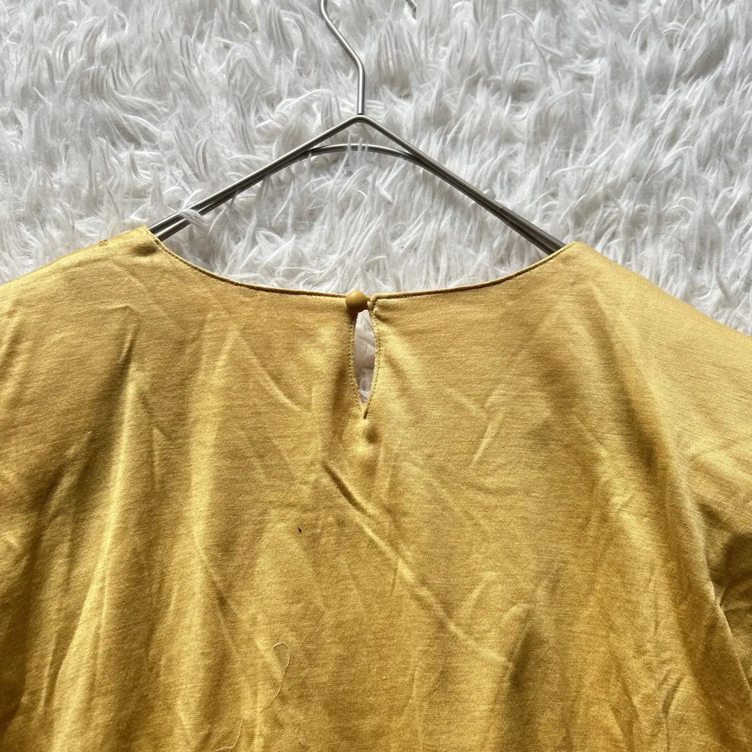 [EX NOVO] Short-sleeved blouse, cropped length, dolman sleeve vintage made in Japan