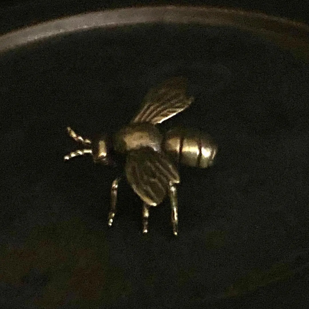 139 Brass Heart Bee Bee Vintage Feng Shui Good luck Goods Insect Real | 139 真鍮 置物 ハチ 蜂 ビンテージ 風水 開運 金運 グッズ 昆虫 リアル