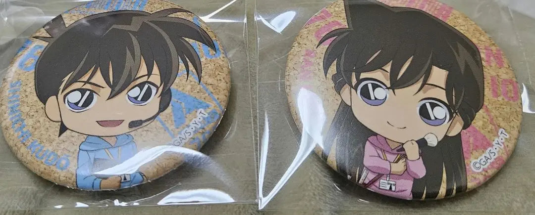 Detective Conan Can Badge Shinichi Ran