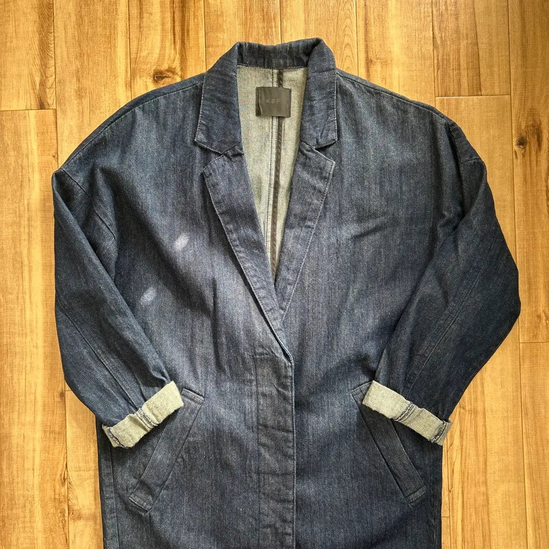 KBF Dark Denim Long Jacket Denim Big Cois