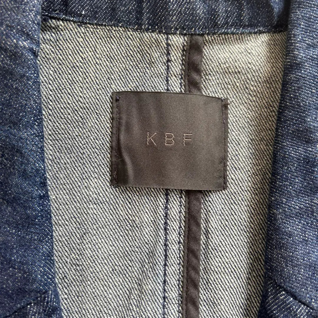 Chaqueta larga vaquera oscura KBF Denim Big Cois