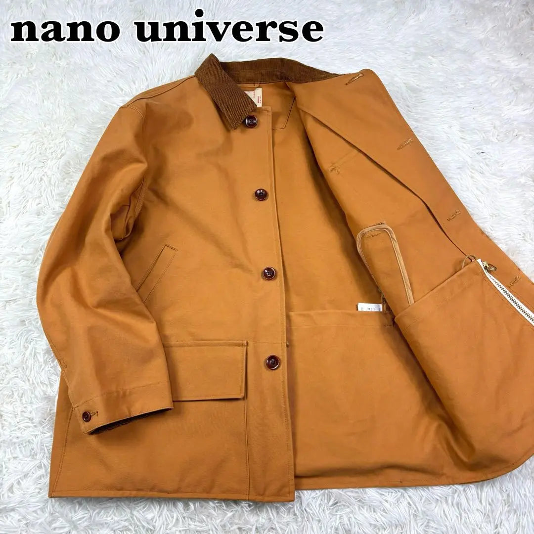 Nano Universe LB.02 Canvas 2WAY Field Coat Camel S