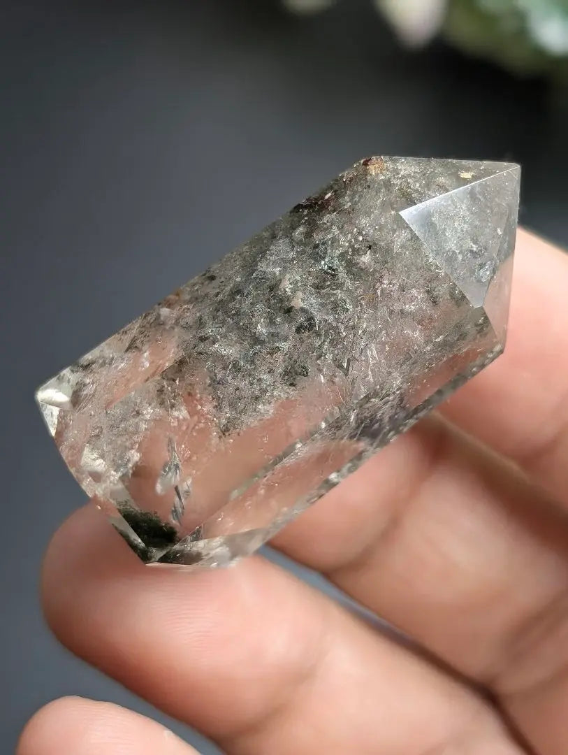 Transparent Hexagonal Pillar Garden (Garden Crystal) Phantom Quartz 18g Y73