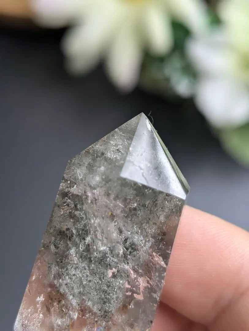 Transparent Hexagonal Pillar Garden (Garden Crystal) Phantom Quartz 18g Y73