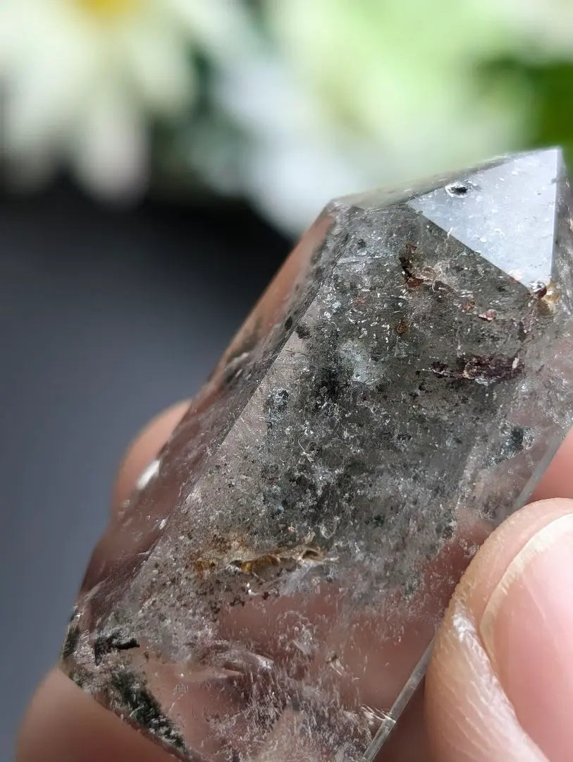 Transparent Hexagonal Pillar Garden (Garden Crystal) Phantom Quartz 18g Y73