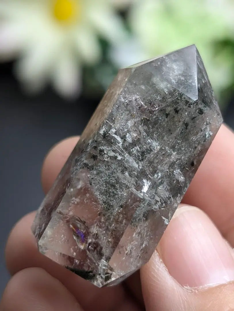 Transparent Hexagonal Pillar Garden (Garden Crystal) Phantom Quartz 18g Y73