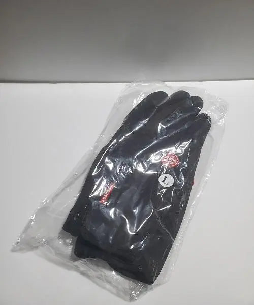 Cold protection gloves, black, large size, winter, winter sports, smartphone compatible, black