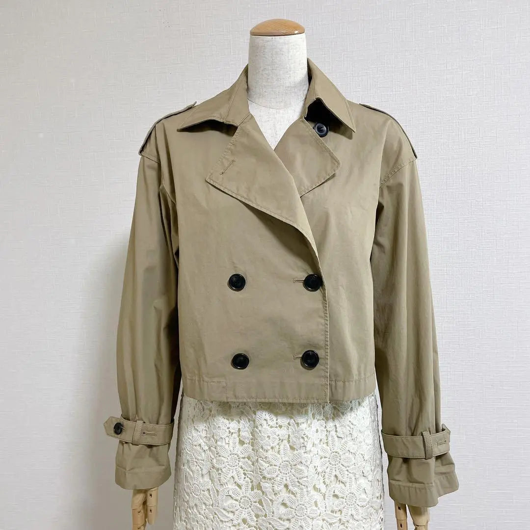 [Good condition] Plaste◎3way Multi-trench coat Short jacket Long gilet S