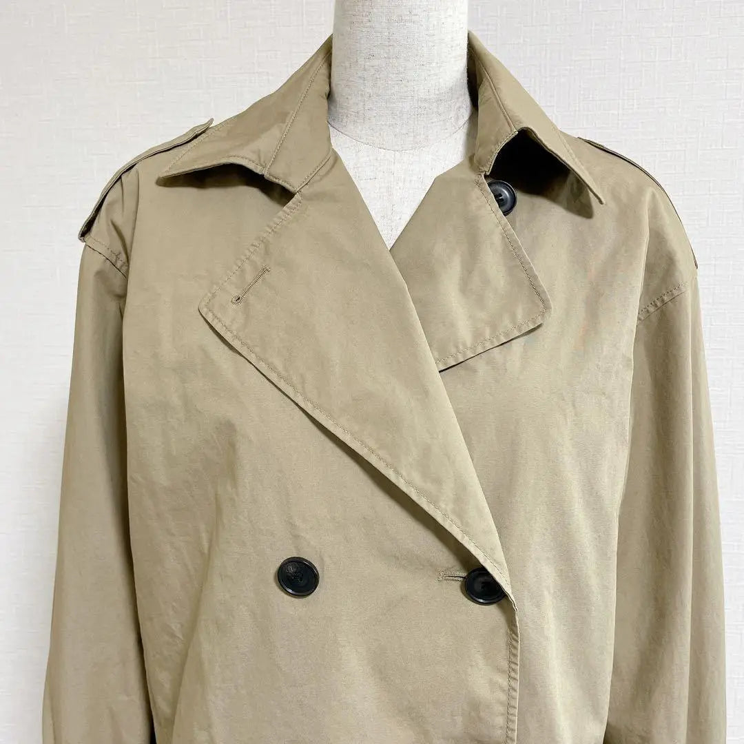 [Good condition] Plaste◎3way Multi-trench coat Short jacket Long gilet S