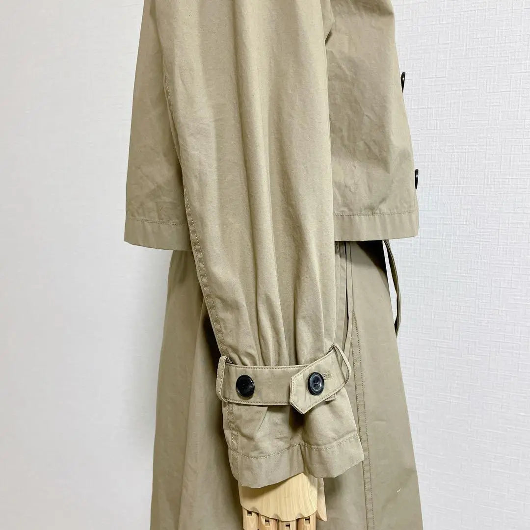 [Good condition] Plaste◎3way Multi-trench coat Short jacket Long gilet S