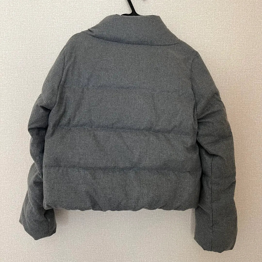 Good condition★ Women's down jacket, outerwear, gray, cold weather wear