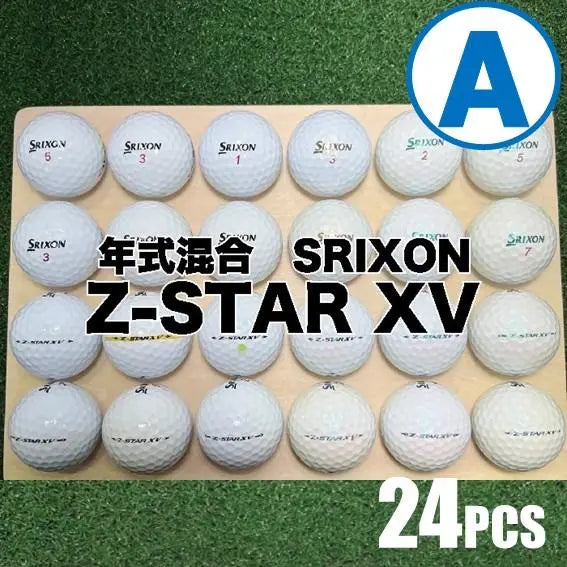 [A19] SRIXON Z-STARXV Mixed Year White Lost Ball 24 Balls