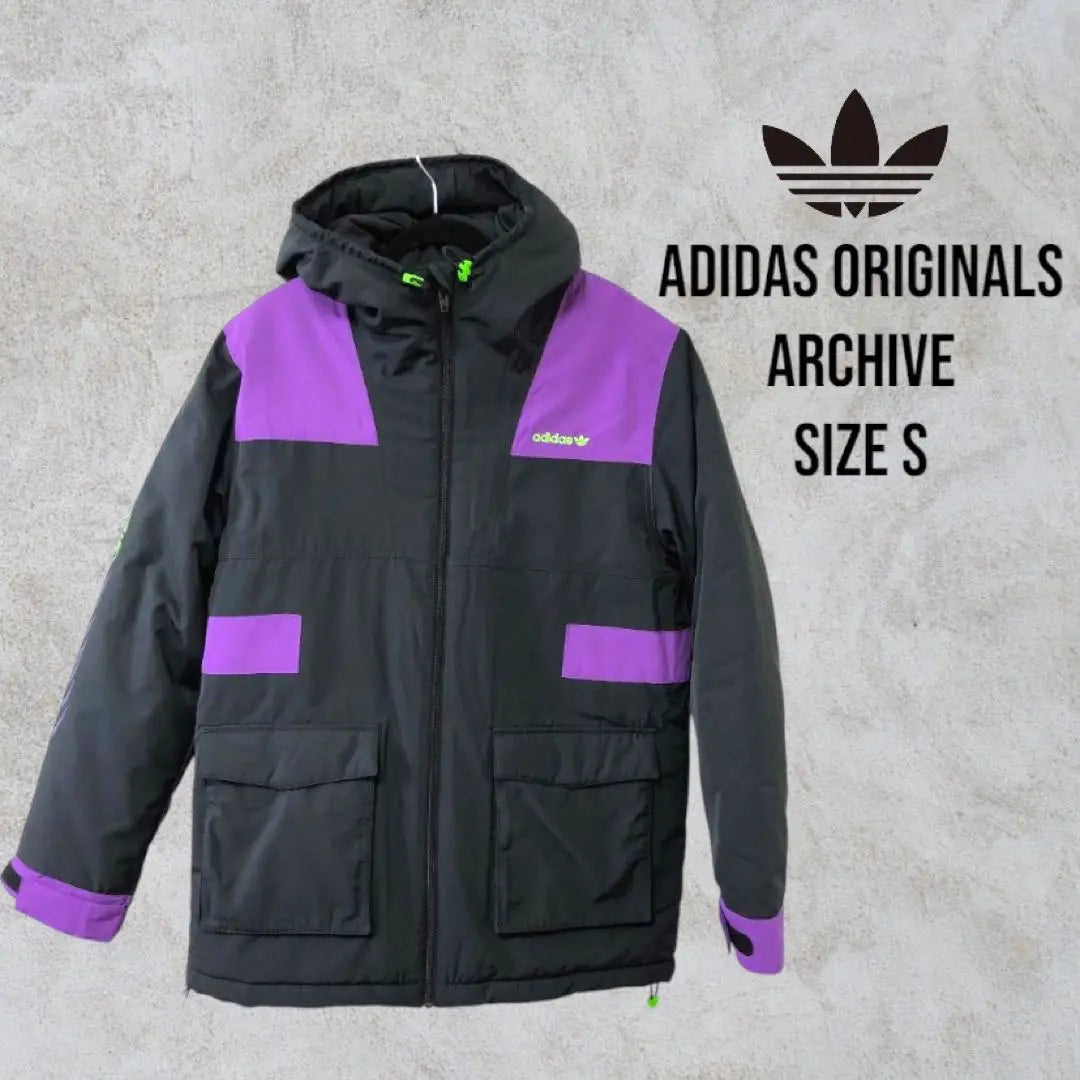 [Rare] adidas Graphic Padded Jacket Drawcord TEC | 【希少】adidas グラフィック パデッドジャケット ドローコード TEC