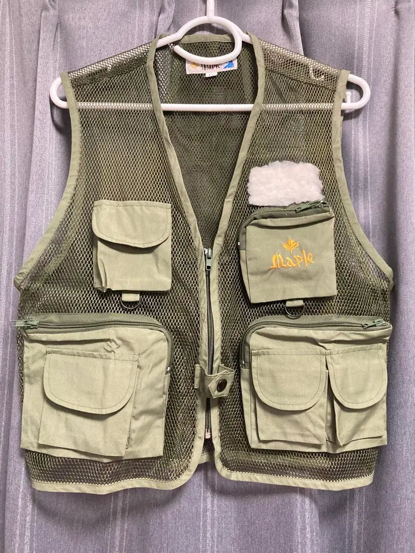 Maple Best Fishing Vest LL Khaki