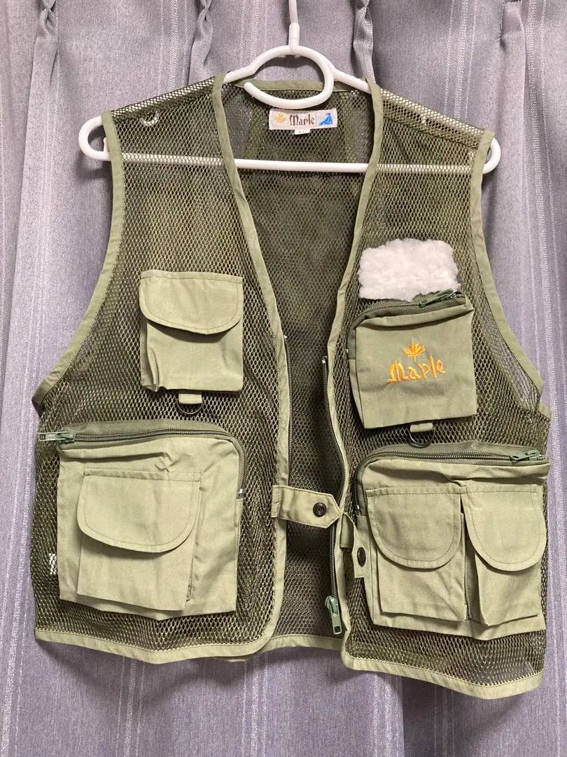 Maple Best Fishing Vest LL Khaki