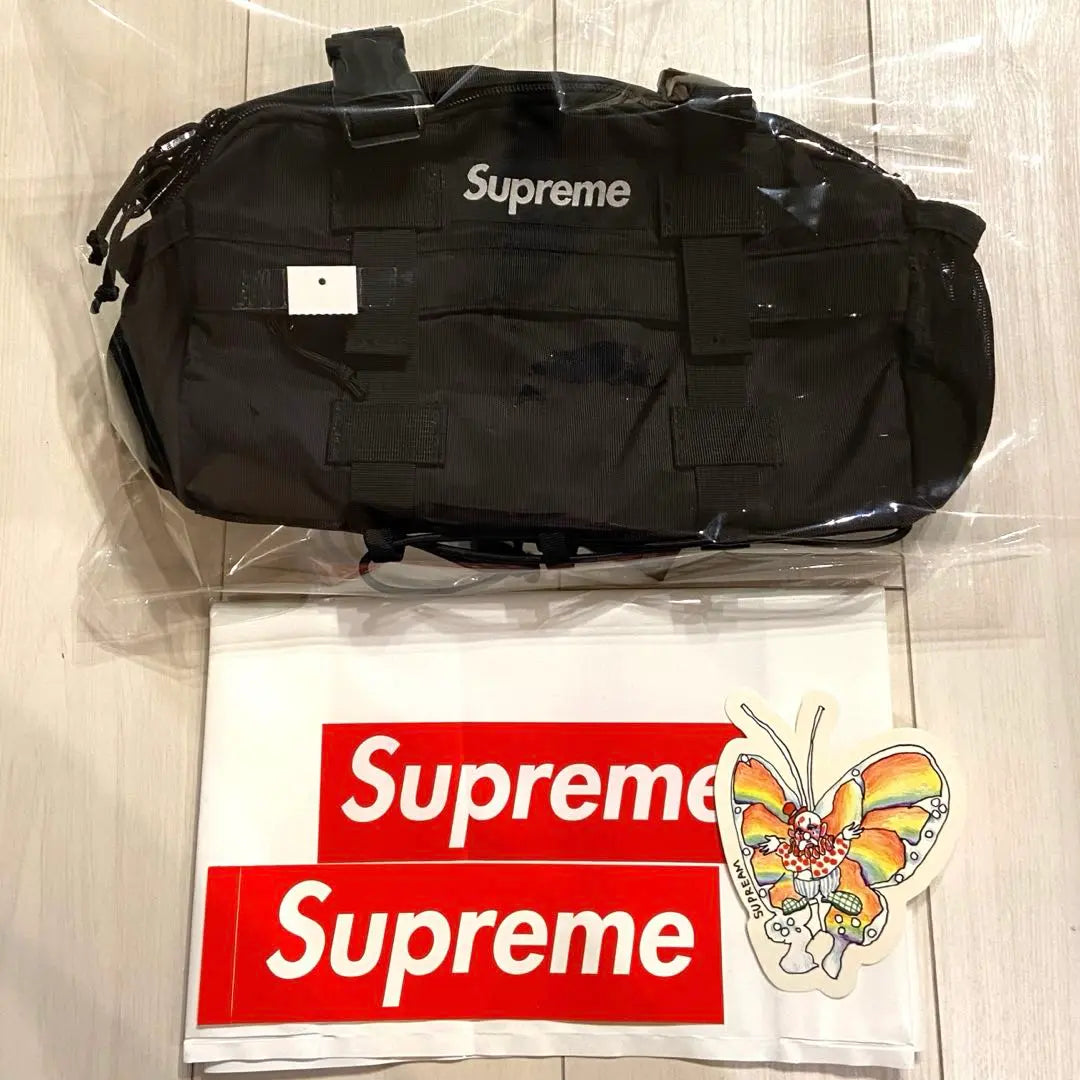 [Extremely beautiful] Supreme 19FW Waist Bag Black