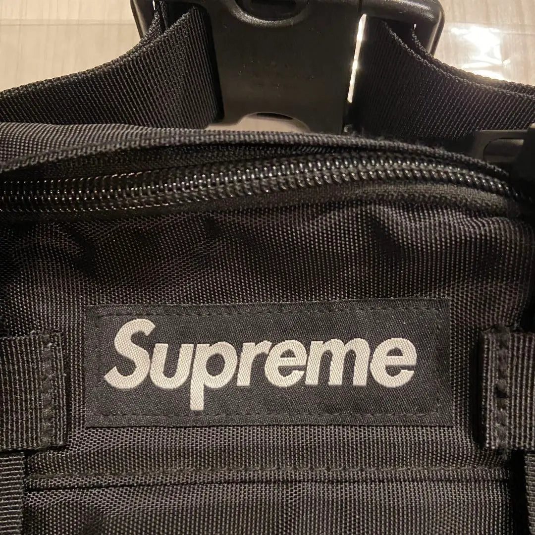 [Extremely beautiful] Supreme 19FW Waist Bag Black