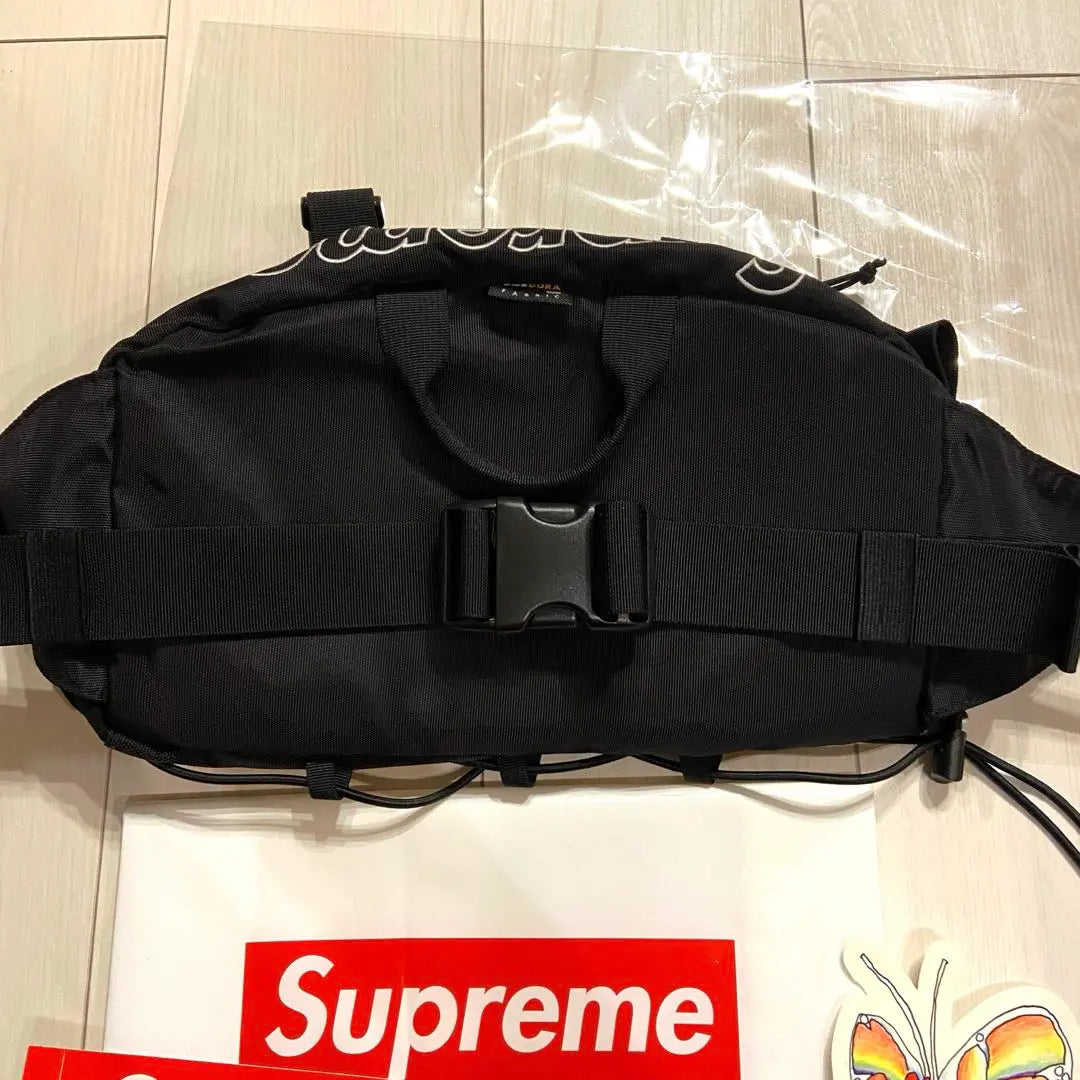 [Extremely beautiful] Supreme 19FW Waist Bag Black