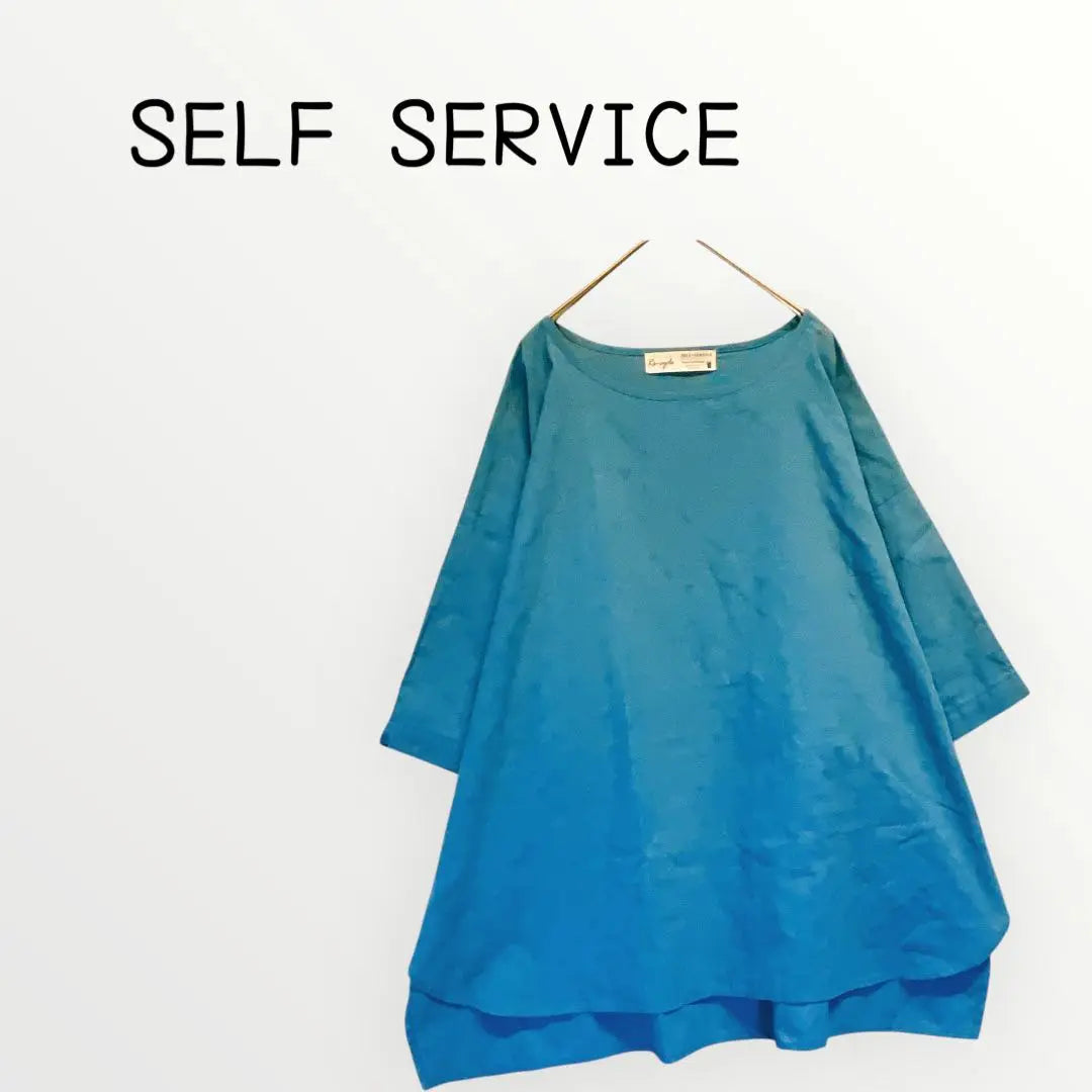 [SELF SERVICE] Blouse Oversized Shirt Cotton Tunic