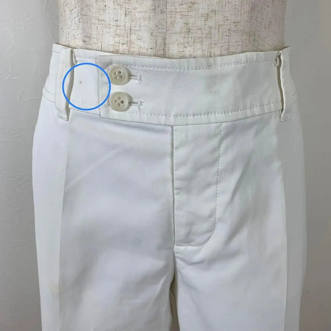 →1,780 yenes [Razonable] Pantalones UNIQLO blancos cintura 70 (envío incluido)